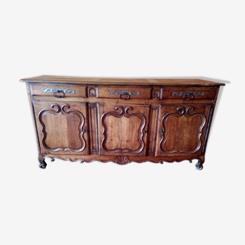 Buffet Louis XV en noyer 19 eme