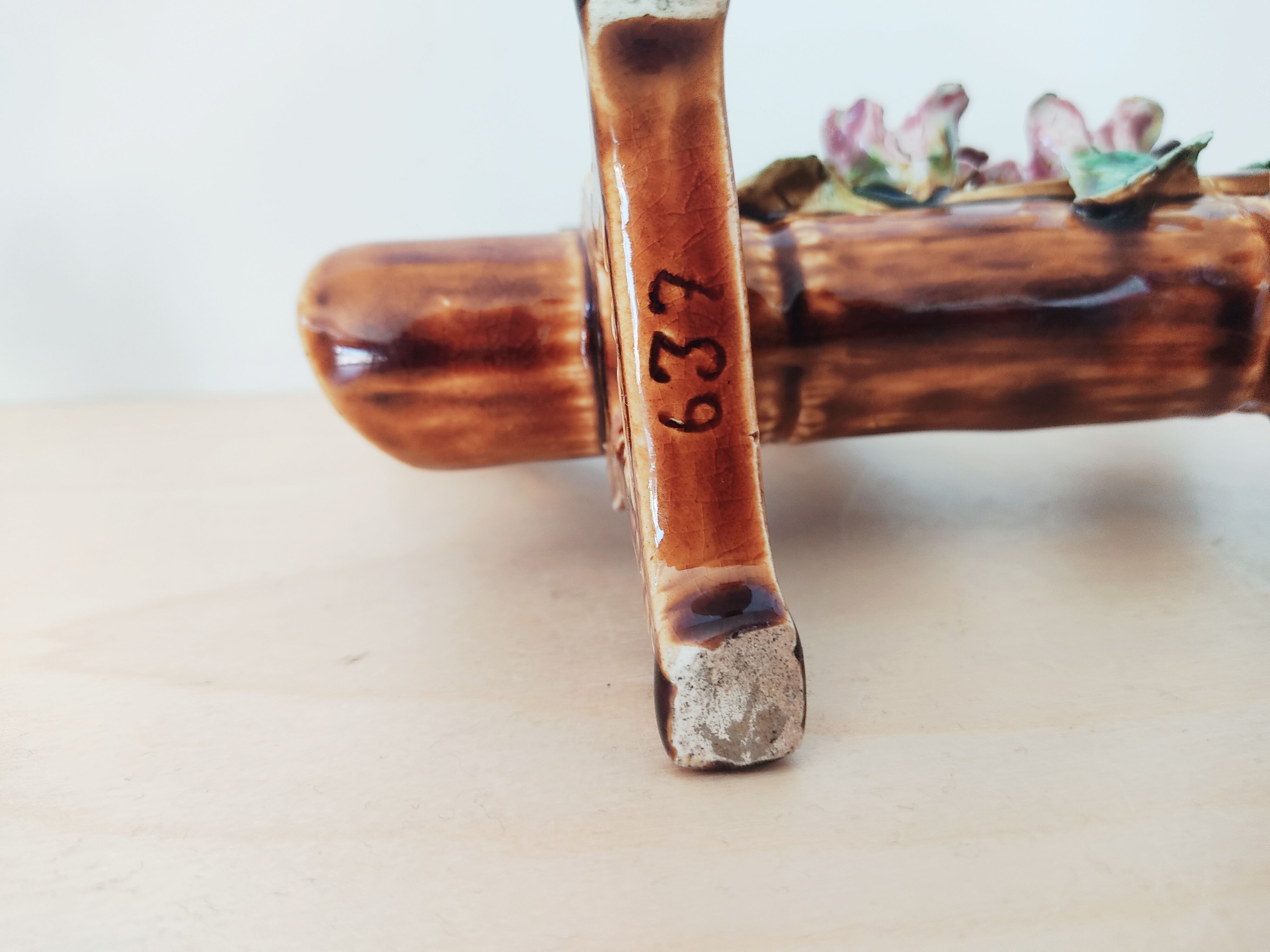 Vase flowers dabbling early 20th