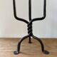 Antique wrought iron candlestick