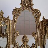 Miroir triptyque ancien