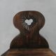 Pair of bedside tables, mountain folk art, circa 1960