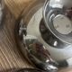 Vintage set of 6 small stainless steel bowls.
