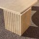 Coffee table in travertine marble design from the 80s