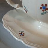 Antique sauce boat from Digoin and Sarreguemines