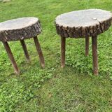 Pair of tripod stools