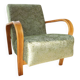 Fauteuil vintage classique par A. Kropacek et K. Kozelka, Tchécoslovaquie, années 1950.