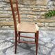 Italian chair in rope and wood