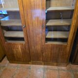 Art Deco mahogany library from the 1930s.