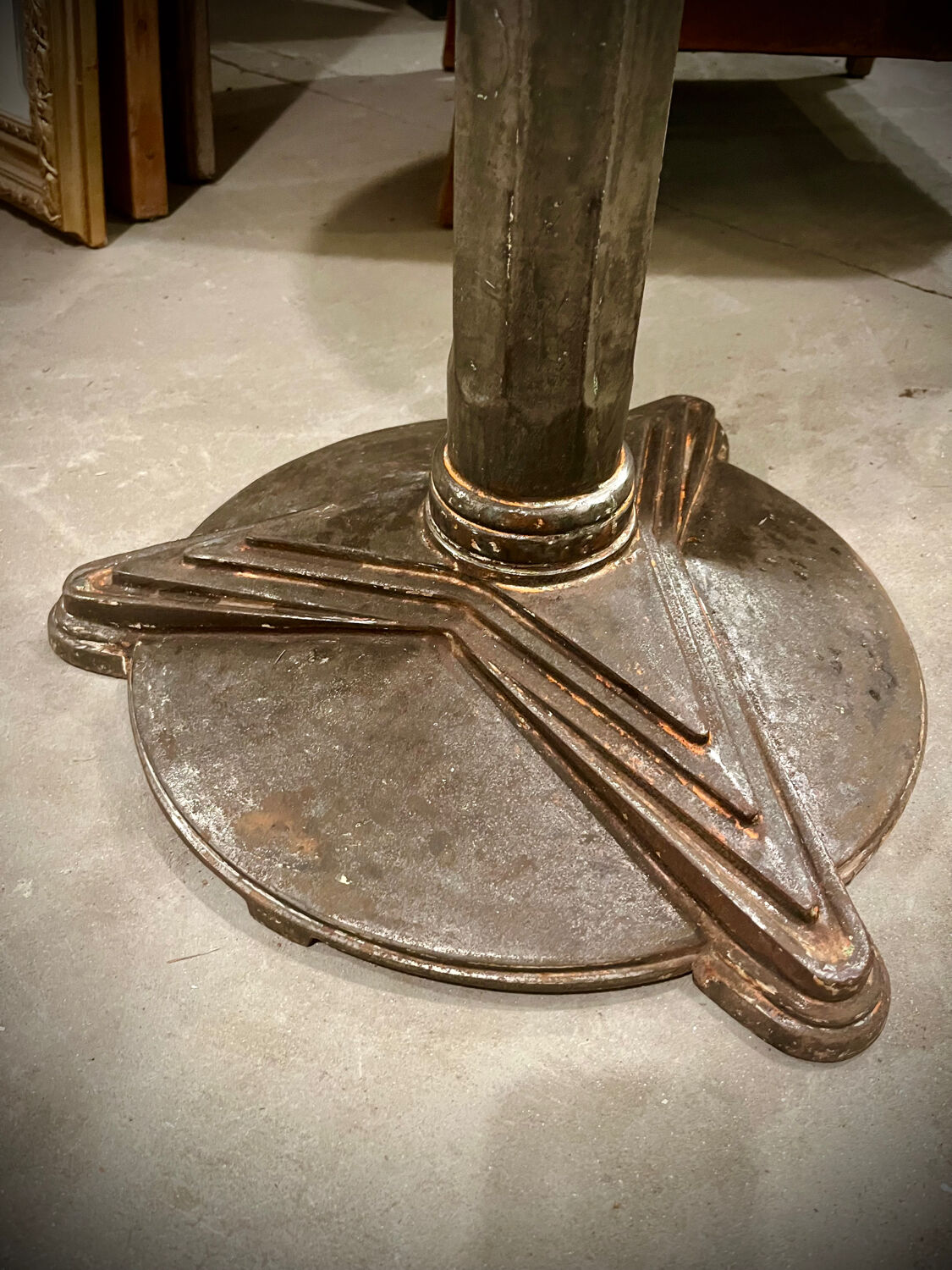 Old Art Deco bistro table