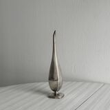 Petit vase soliflore en métal