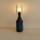 Bitossi lamp, in beautiful blue turquoise color, designed by Aldo Londi, Italy 1950-1960s