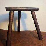 Wooden tripod stool
