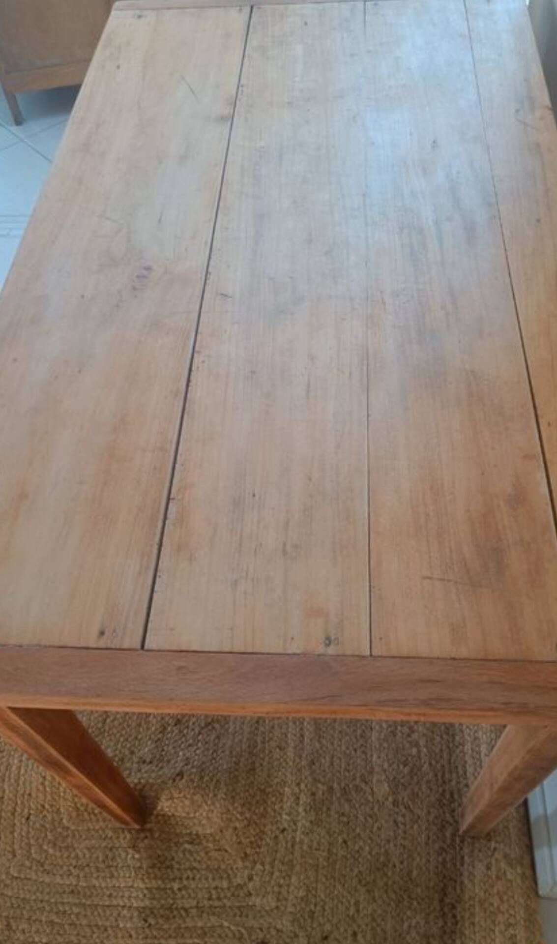Old wooden table with drawer – Vintage desk