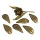 Mid-Century Brass Lily Flower Sculpture Figurine Ashtray