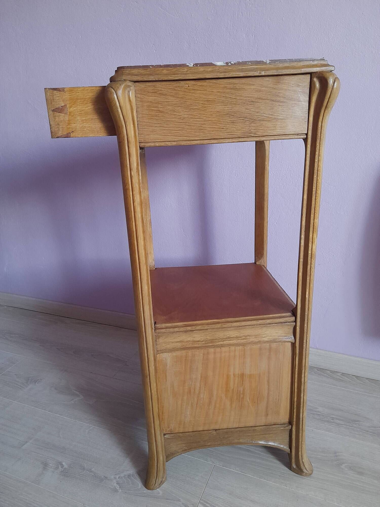 Art Nouveau bedside table