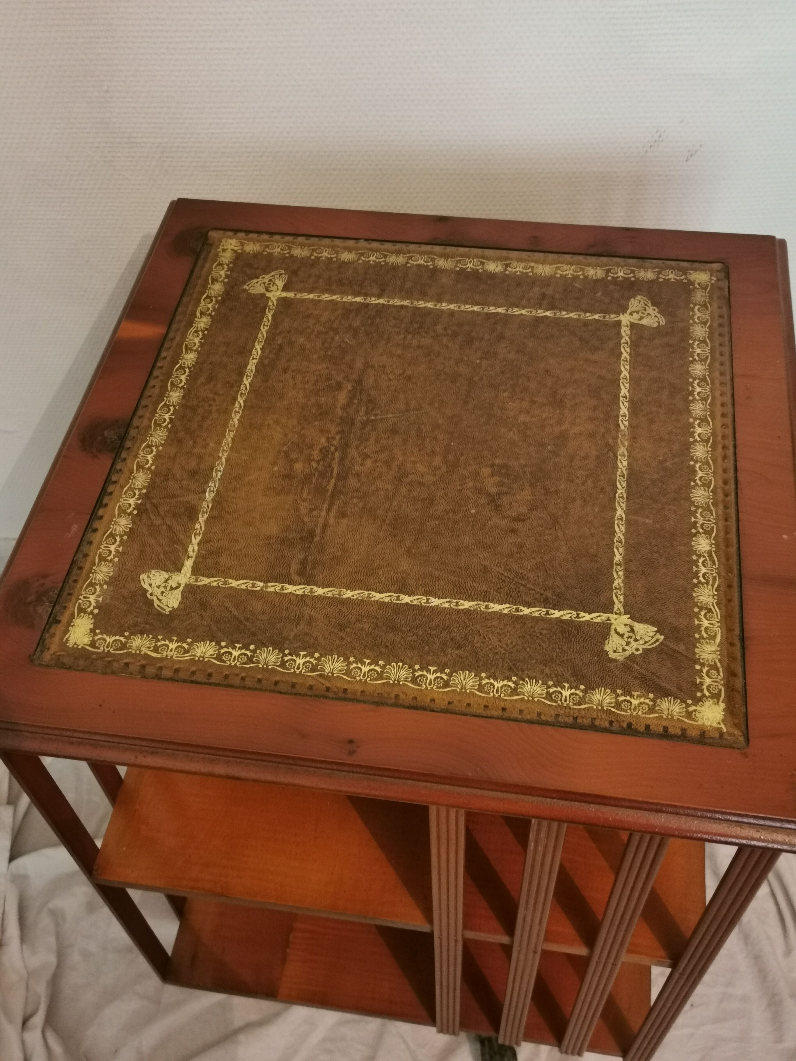 English revolving book case