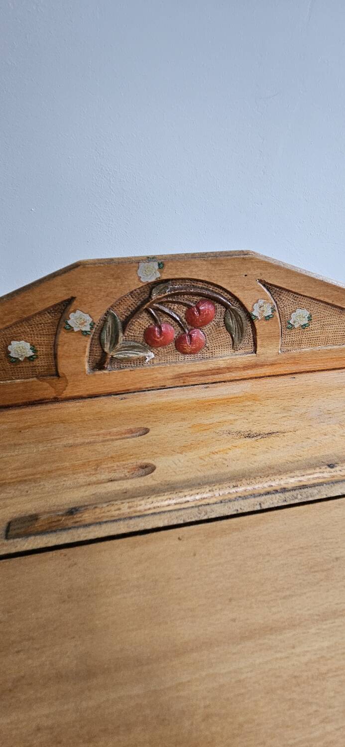 Ensemble pupitre d'écolier et sa chaise vintage