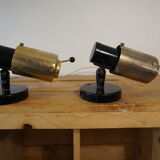 Black and gold lita sconces from the 1950s