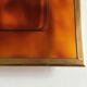 Plateau XL en lucite écaille 70s Pompidou era
