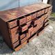 Old sideboard workshop furniture 49 drawers vintage design
