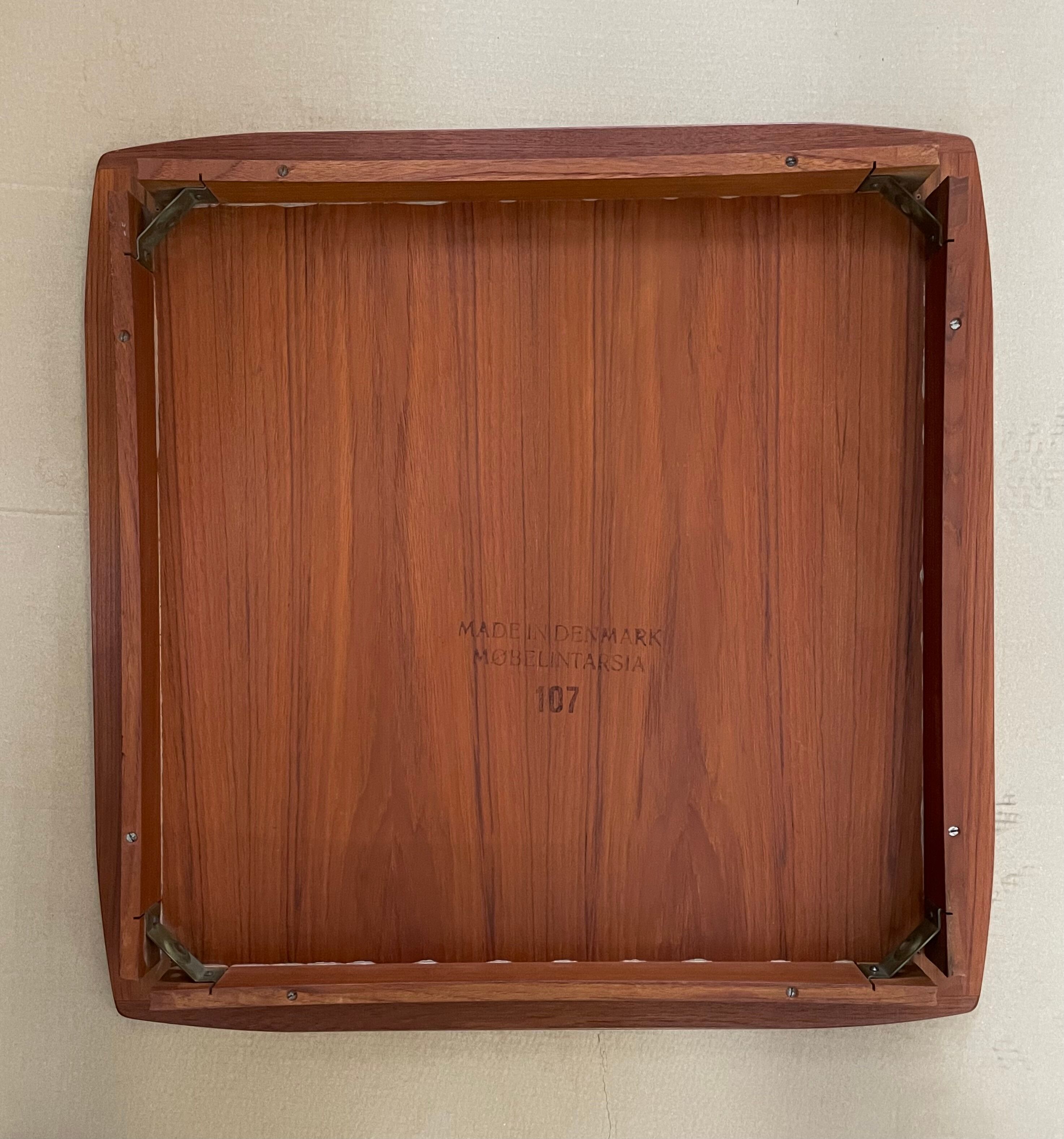 Danish MidCentury Teak Coffee Table by Mobelintarsia 1960s
