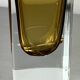 Yellow Sommerso vase, Murano glass, Italy, 1970