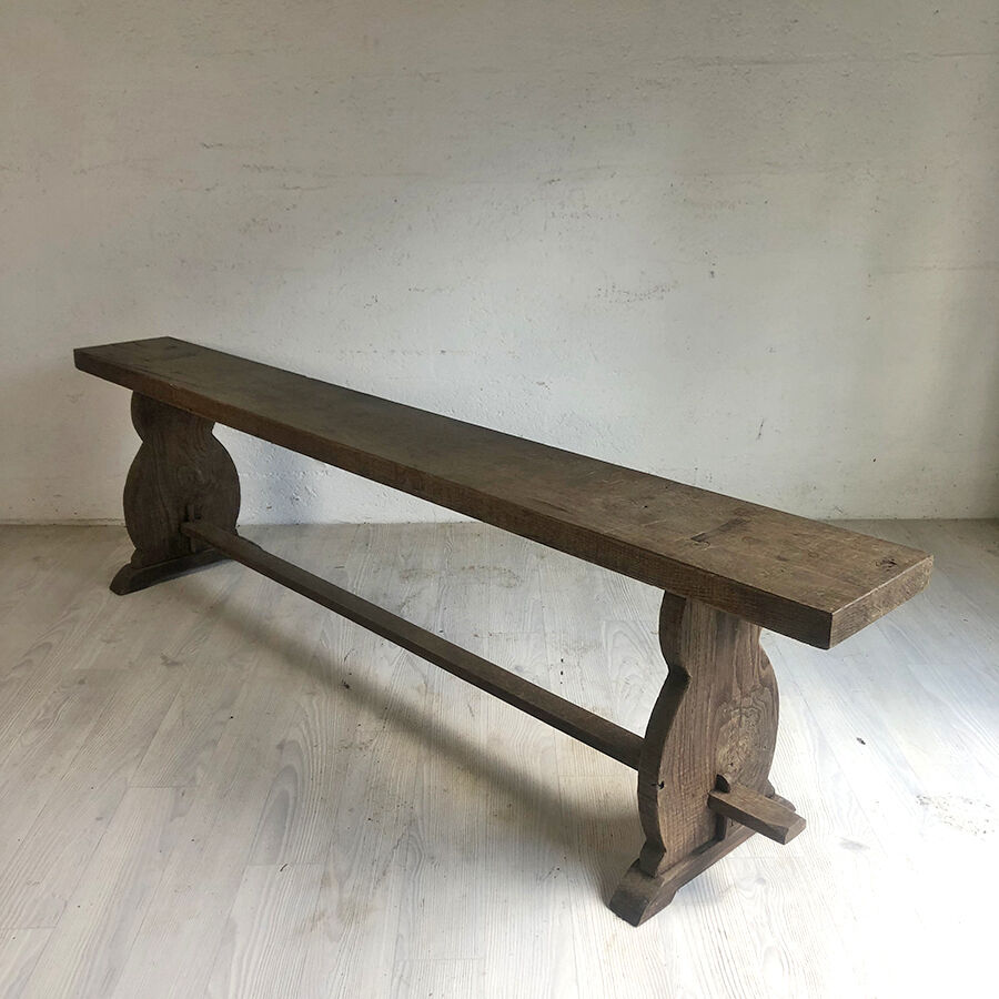 Oak farm bench