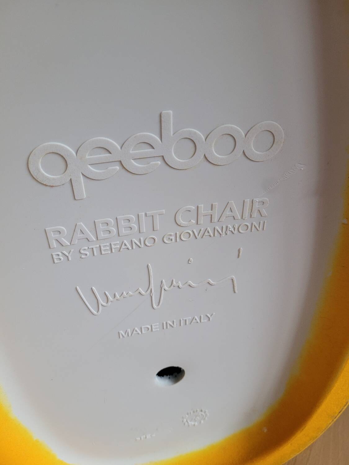 Rabbit chair by Stefano Giovannoni - Large velvet model