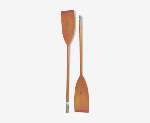 Pagaies vintage en bois