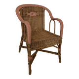 Wicker armchair