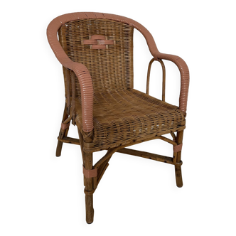 Wicker armchair