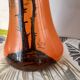 GLASS PASTRY CHIMNEY TRIM SIGNED LEGRAS