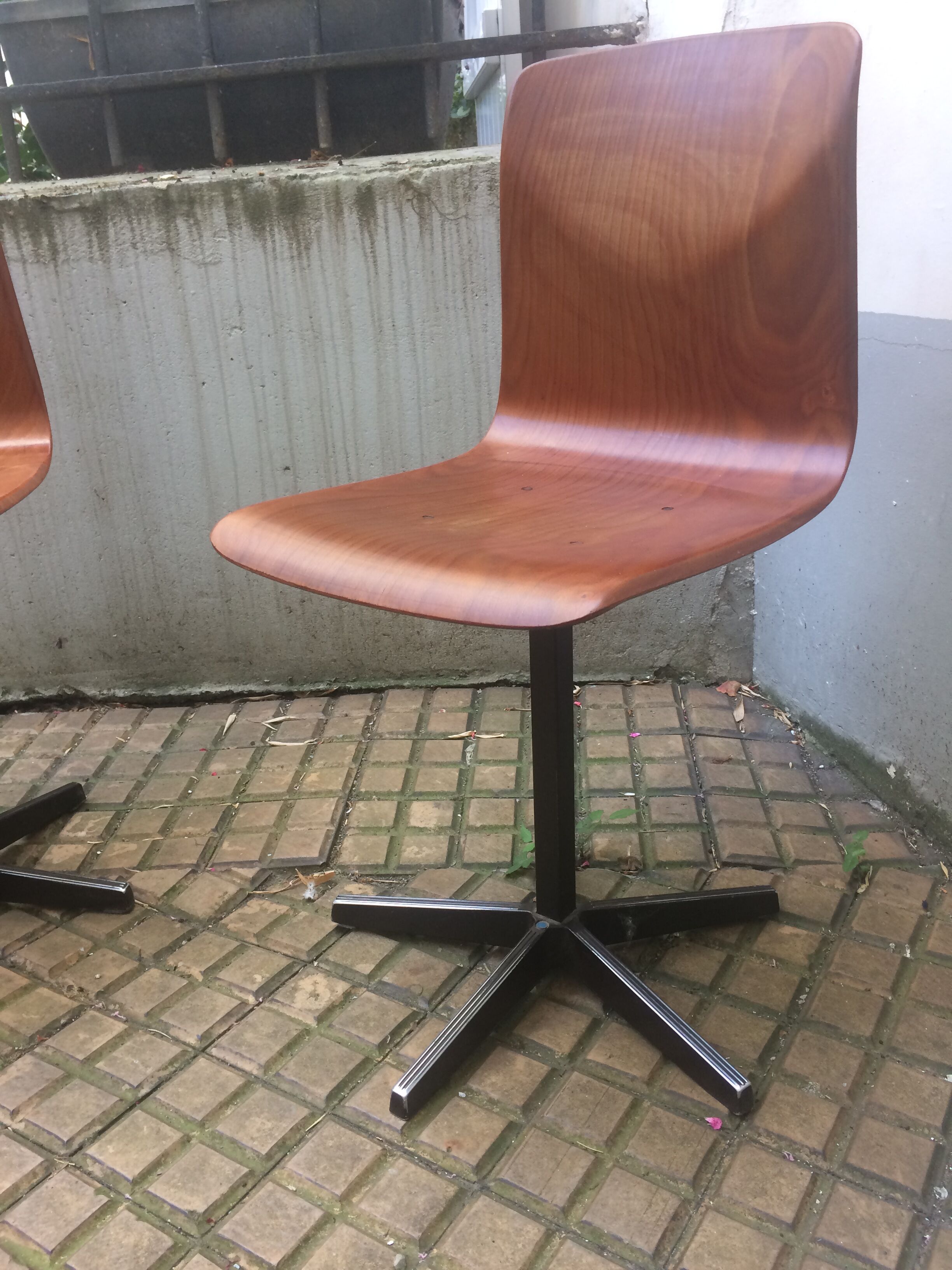 Pair of workshop Galvanitas chairs