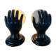 Pair of Ceramic Wall Lights or Lamps in the Shape of a Hand