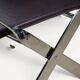 Pair of leather and chrome metal armchairs, Italy - 1970