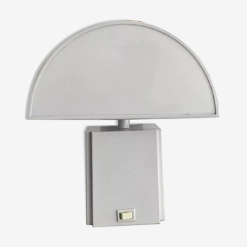 Wall lamp Guzzini "Olympe", white lacquered metal, Italy 1970