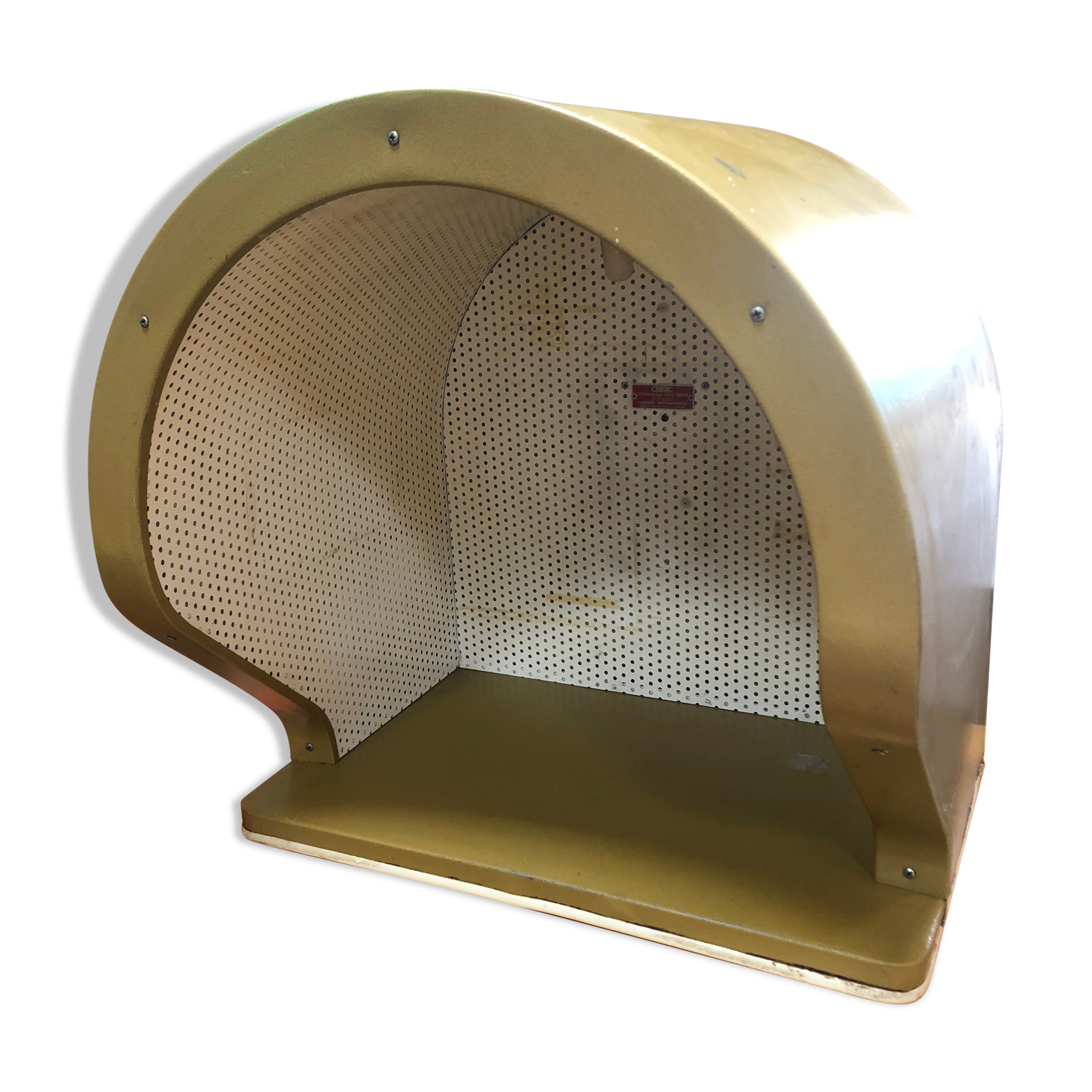 Vintage phone booth 1960