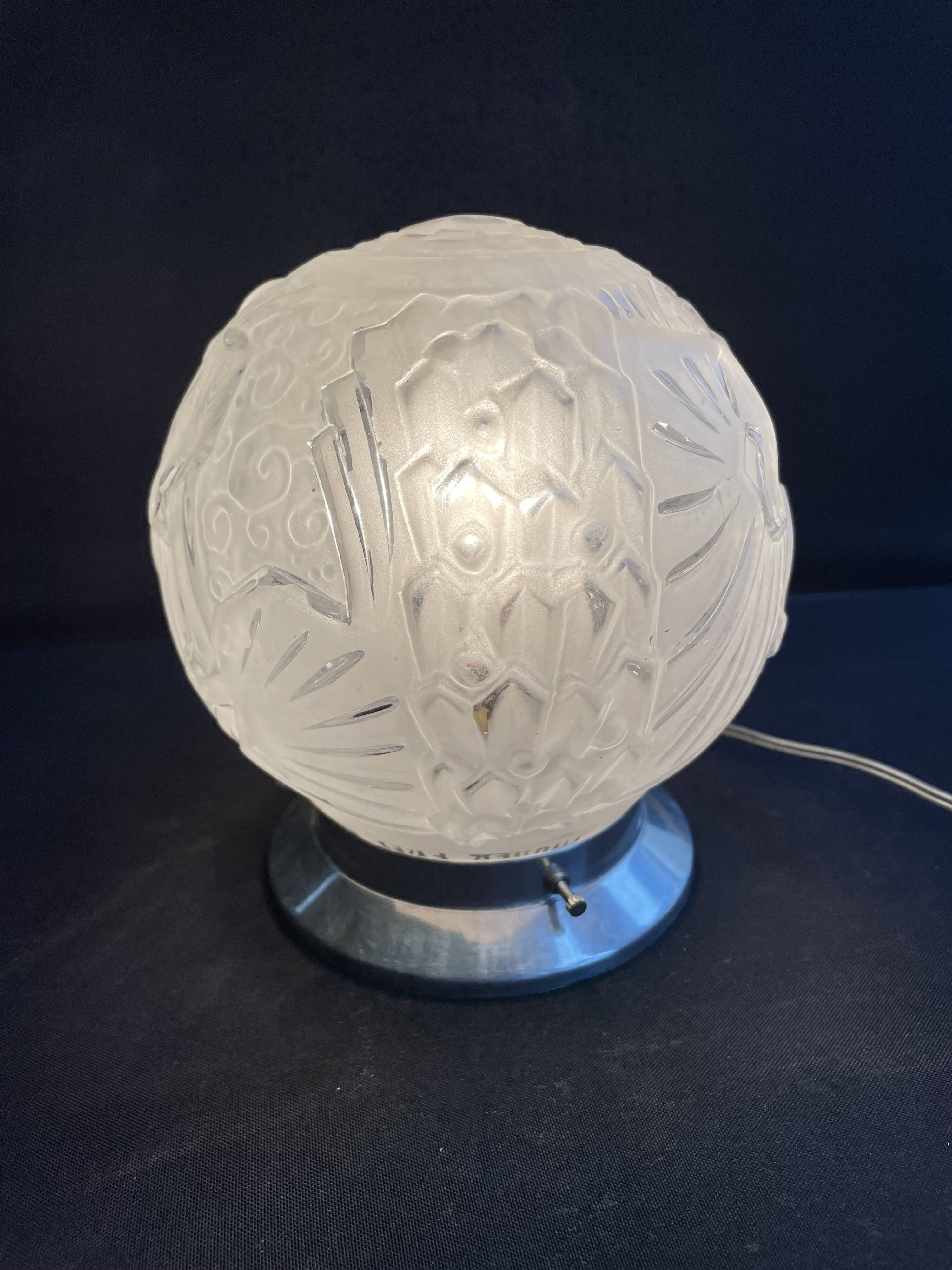 Night light or old ceiling light Muller Frères Lunéville