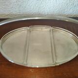 Plat à apéritif de service en métal argenté WMF Allemand art déco