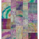 Handwoven anatolian contemporary 197 cm x 301 cm multicolor patchwork carpet