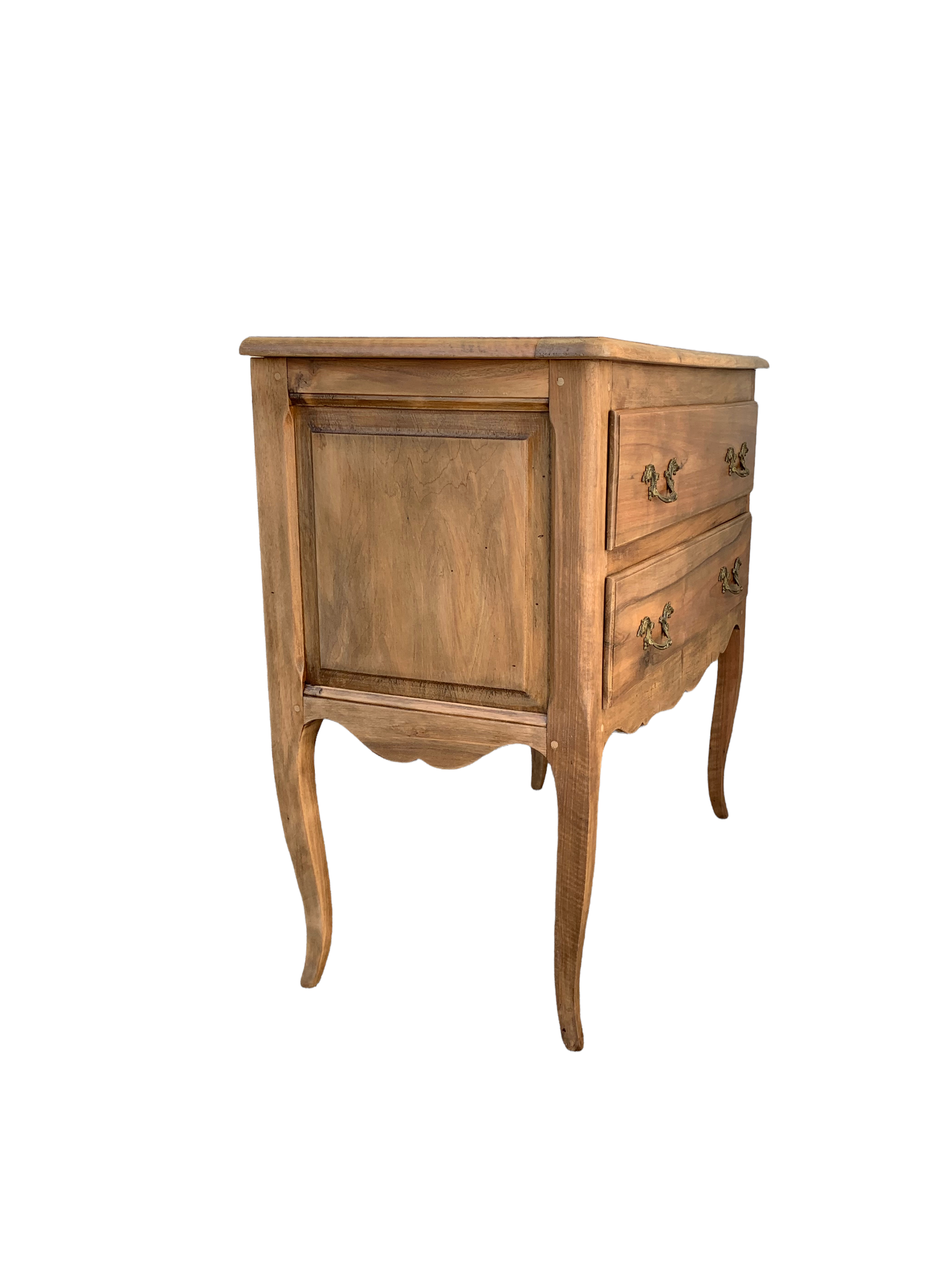Solid raw walnut jump cabinet