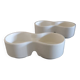 Duo of vintage double egg cups in ceramic 1970s 1980s
