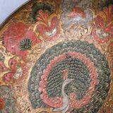 Large bowl on brass foot Indian pattern