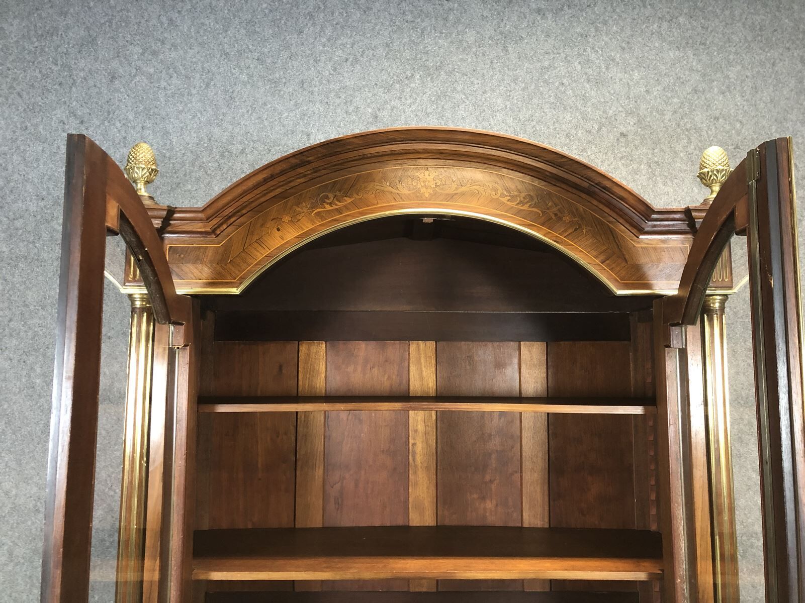 Louis XVI-style library in rosewood - late 19th century