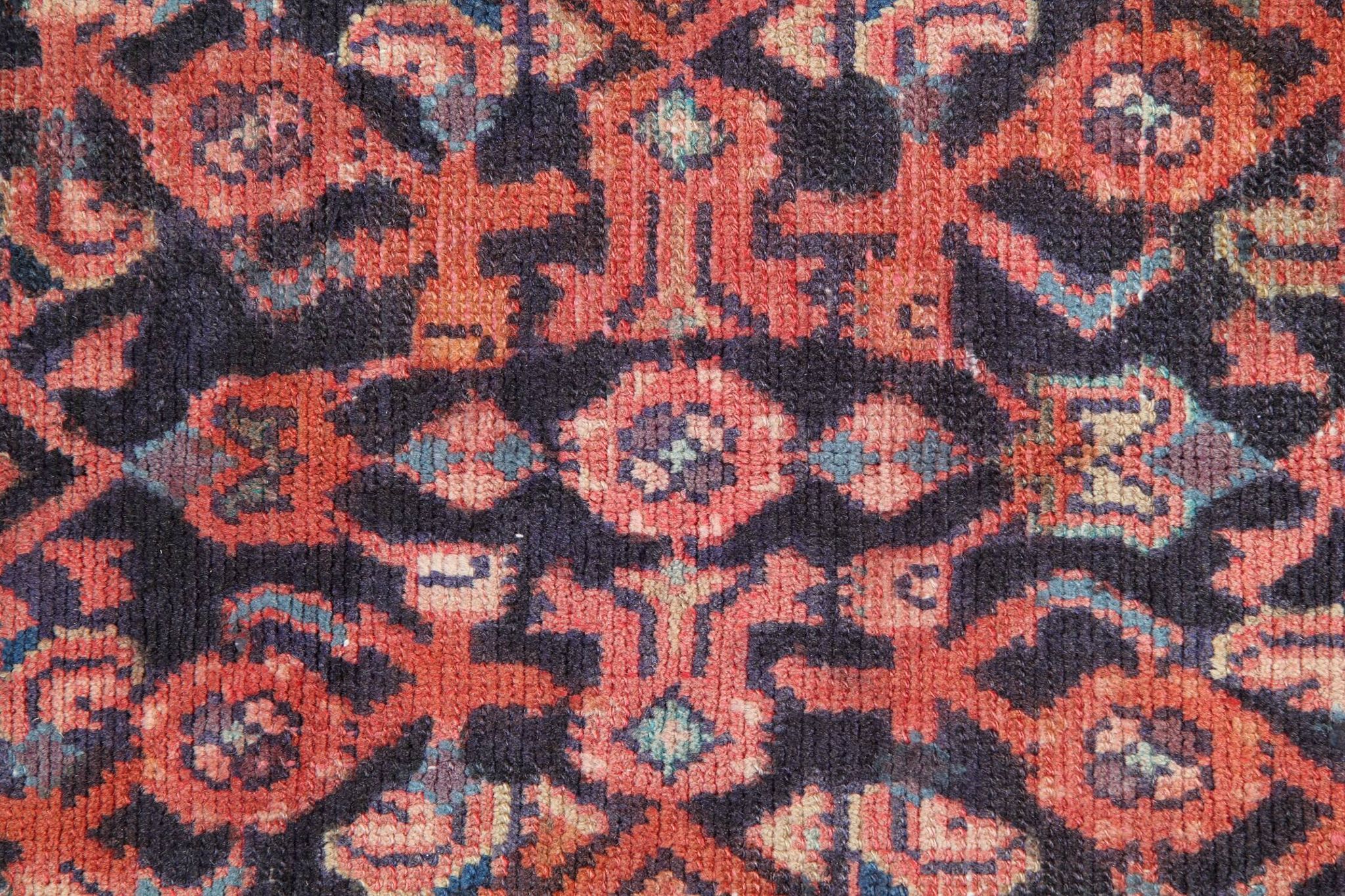 Tapis persan vintage fait à la main tapis de laine traditionnel - 105x280cm