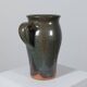 Vintage mid-century oxidised pottery vase