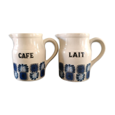 Pair of Digoin sandstone pitchers