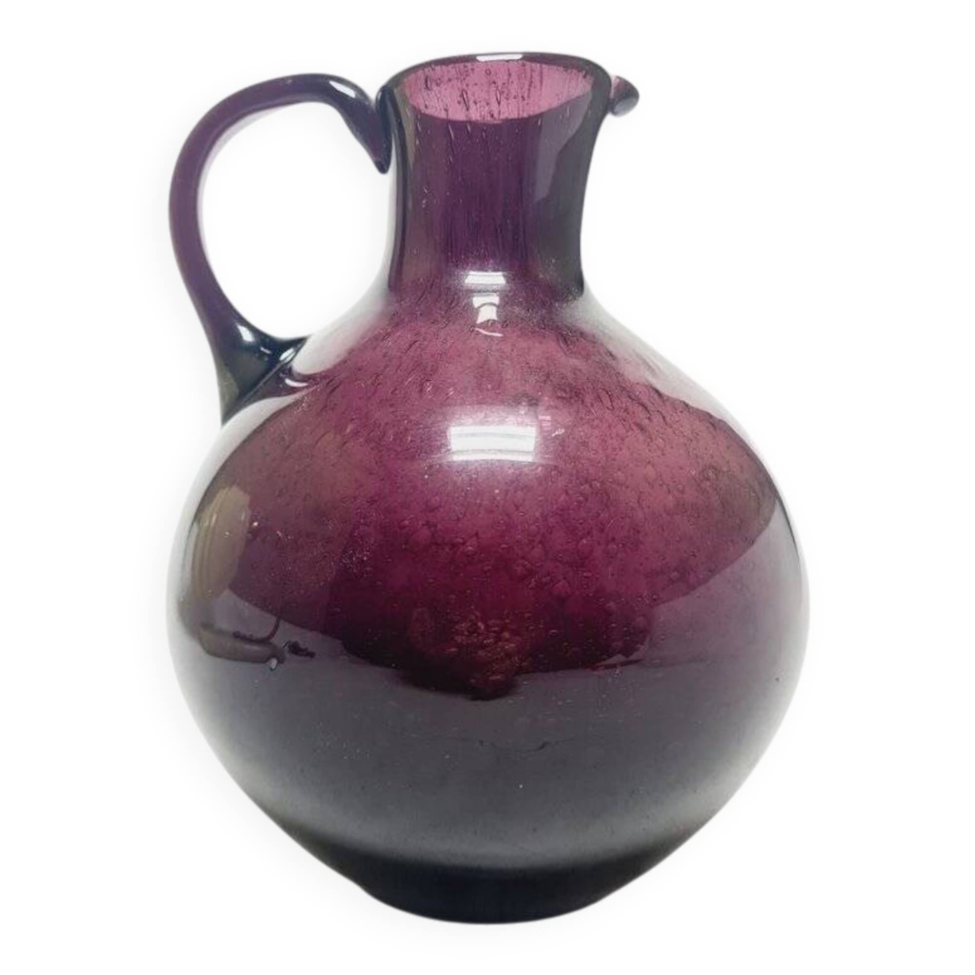 Vintage Polish jug by Zbigniew Horbowy for Sudety Glassworks, 1970s
