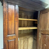 Armoire penderie d’époque en chêne massif