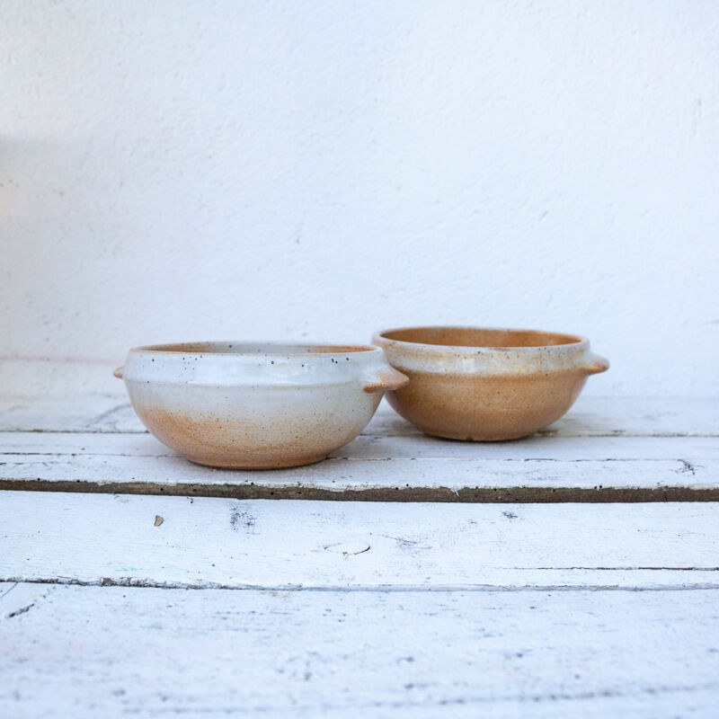 2 bowls in marsh sandstone
